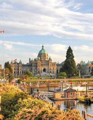 Canada British Columbia Victoria Holidays Attractions Inner Harbour and Fisherman's Wharf