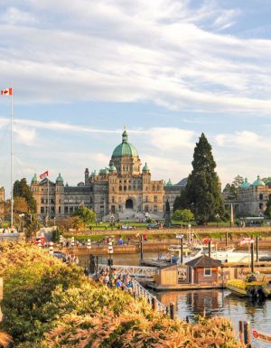 Canada British Columbia Victoria Holidays Attractions Inner Harbour and Fisherman's Wharf