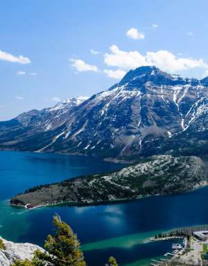 Waverton Lakes National Park Alberta Bears hump hike