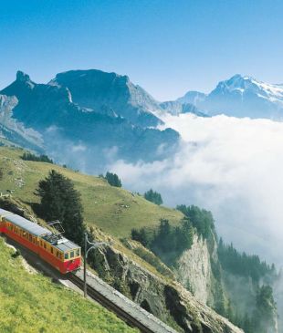 Jungfrau railway; the most magnificent views of the Alps