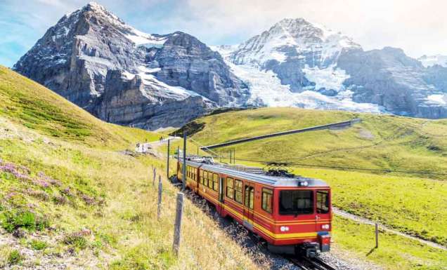 train travel switzerland