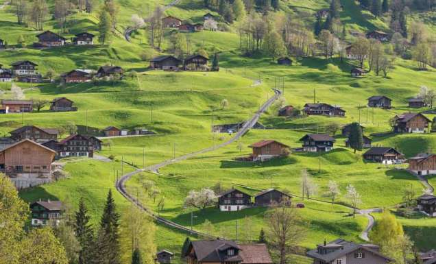 switzerland by automobile car driving trips