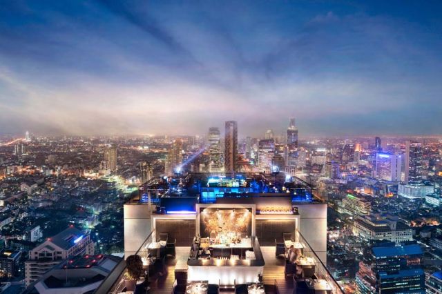 bangkok rooftop bars thailand nightlife