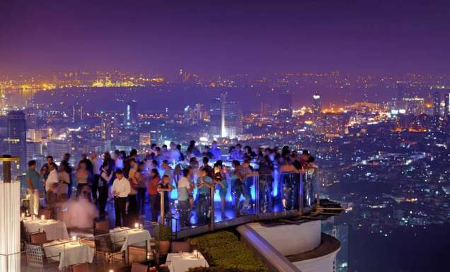 bangkok rooftop bars thailand nightlife