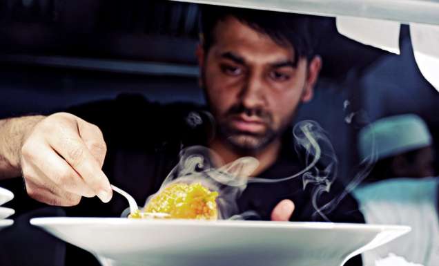 Aktar Island chef at Lasan Birmingham