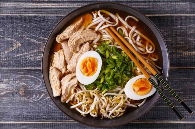 Japanese ramen soup Japanese airports