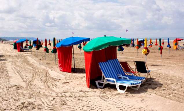 normady Deauville seaside franch french beach coco chanel