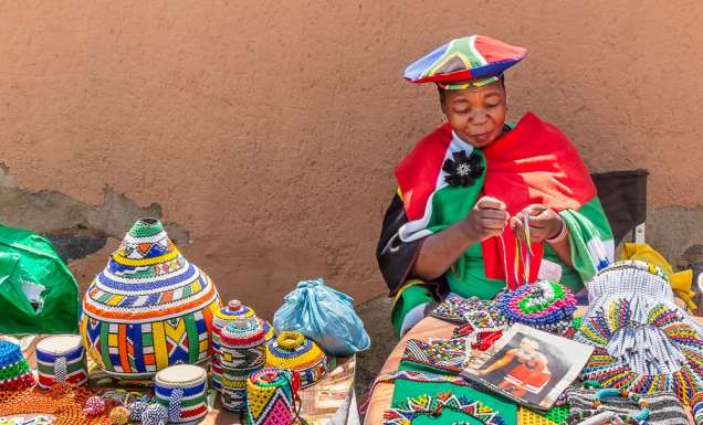 Vilakazi street, Soweto, zulu beadwork