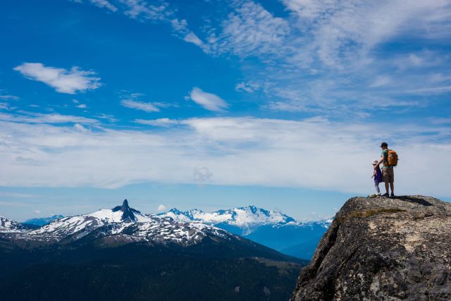 Hiking near Whistler in British Columbia, Canada.