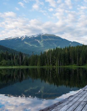 Lost Lake during Whistler's summer.