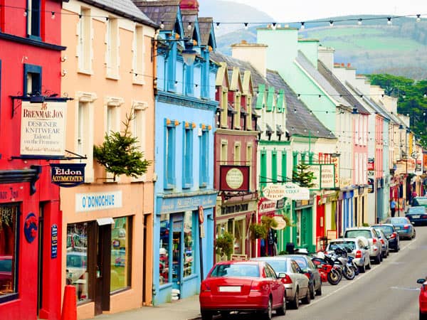 Colourful houses in Kenmare