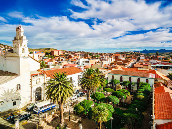 A view of Sucre, Bolivia