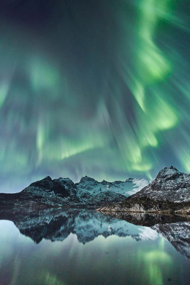 adventure northern lights beautiful sky romantic nature