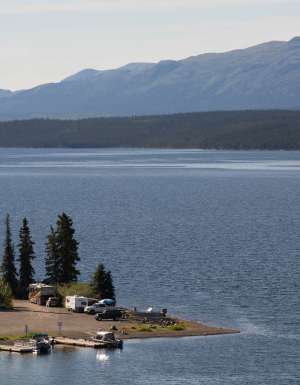 Parks Canada campgrounds Yukon Fox Lake