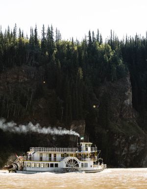 Klondike Spirit paddlewheeler Yukon River