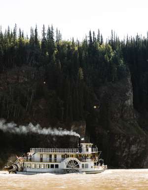 Klondike Spirit paddlewheeler Yukon River