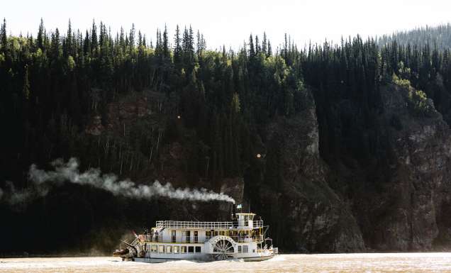 Klondike Spirit paddlewheeler Yukon River