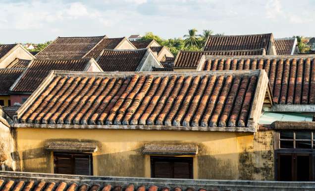 Hoi An Vietnam Wooden buildings sights