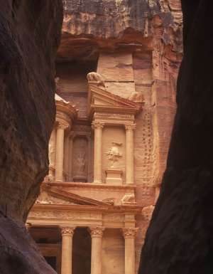 Petra under ground Jordan archaeological marvel wonders