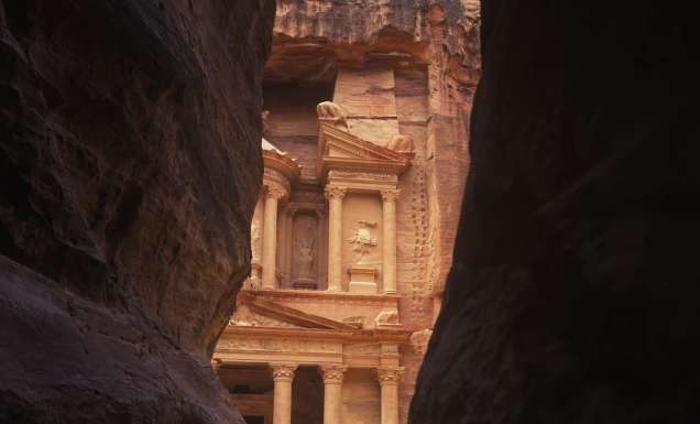 Petra under ground Jordan archaeological marvel wonders