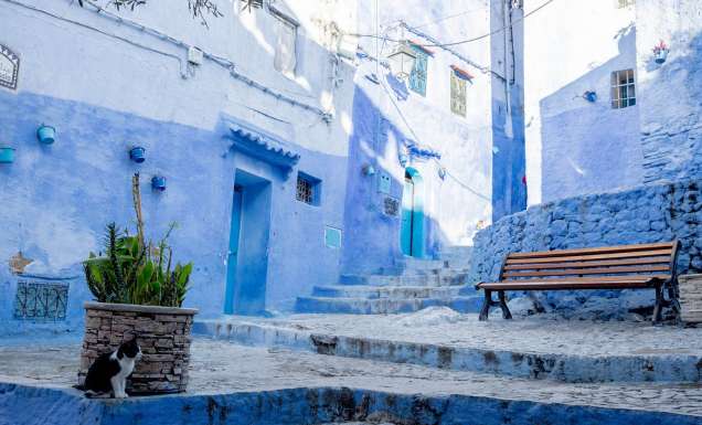 food culture Chefchaouen Morocco blue city god power