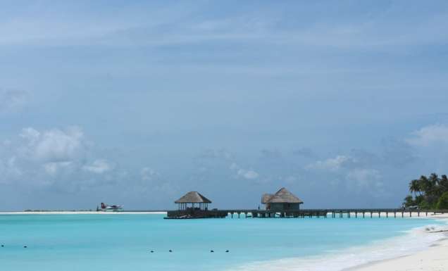 Maldives Finolhu luxury beach white sand accommodation bungalow