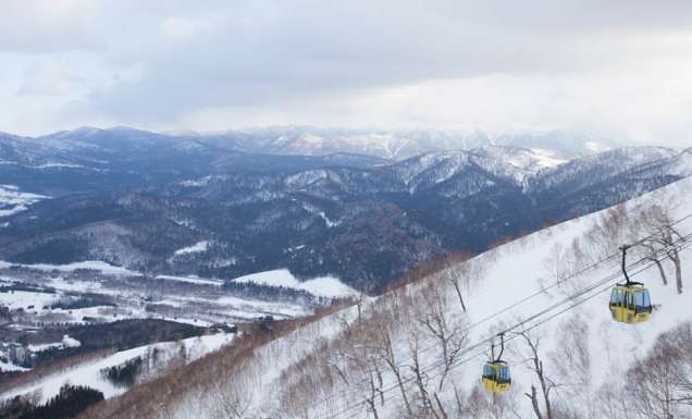 Hokkaido Japan skiing ski alpine landscape