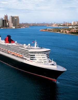 cruise travel boat ocean liner new york Queen Mary 2 new
