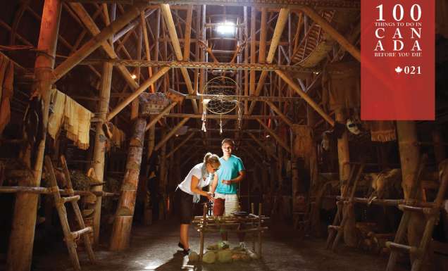 Spend a storied evening in a First Nations longhouse