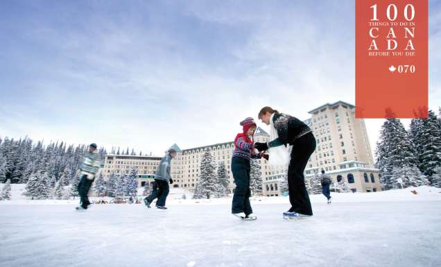 Spend a white Christmas at the Chateau Lake Louise