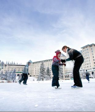 Spend a white Christmas at the Chateau Lake Louise