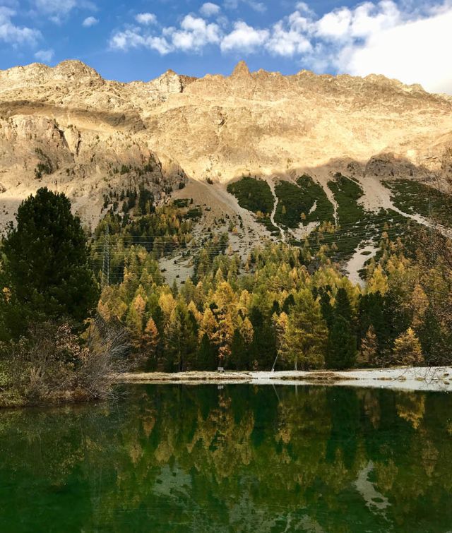 Switzerland by van campervan alps Bernina Range