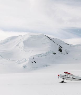 Soar over the ice fields of Kluane National Park