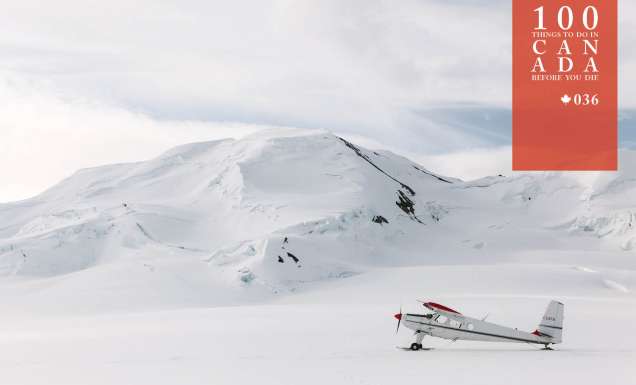 Soar over the ice fields of Kluane National Park