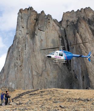 Soar above the craggy peaks of Canada’s Tombstone