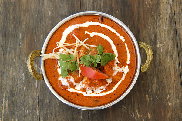 Butter chicken at Indigo Indian and Asian Restaurant butter chicken