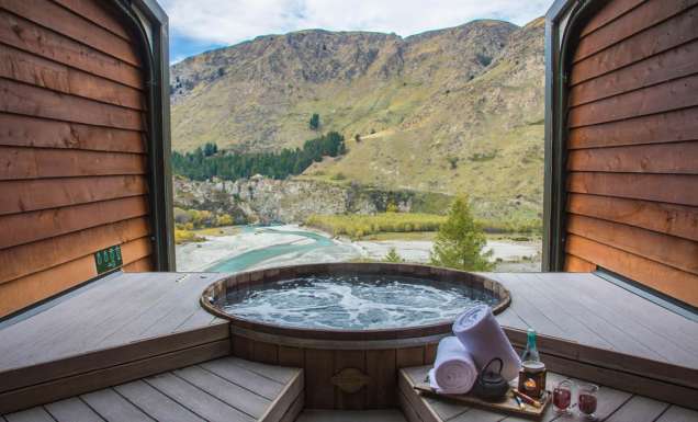 the Onsen Hot Pools in Queenstown