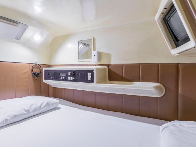 a capsule hotel in Japan