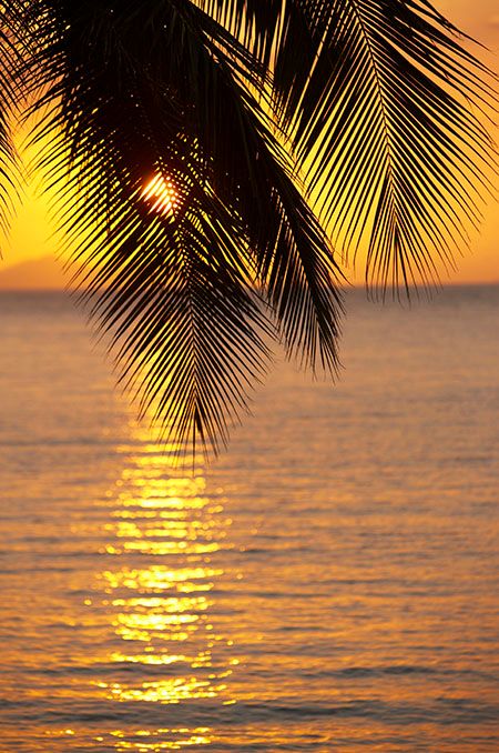 A sunset in Fiji is unlike anywhere else.