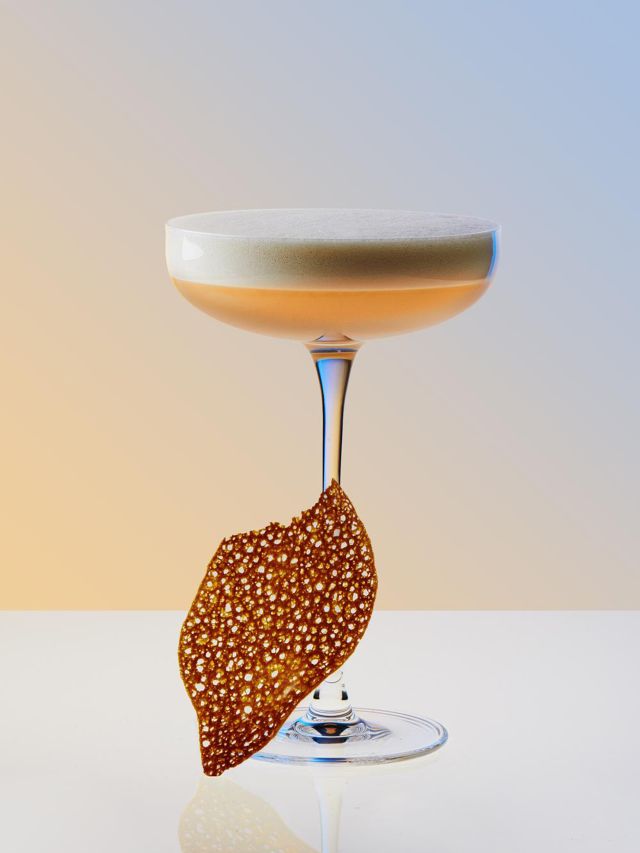a special cocktail at Le Syndicat, Paris
