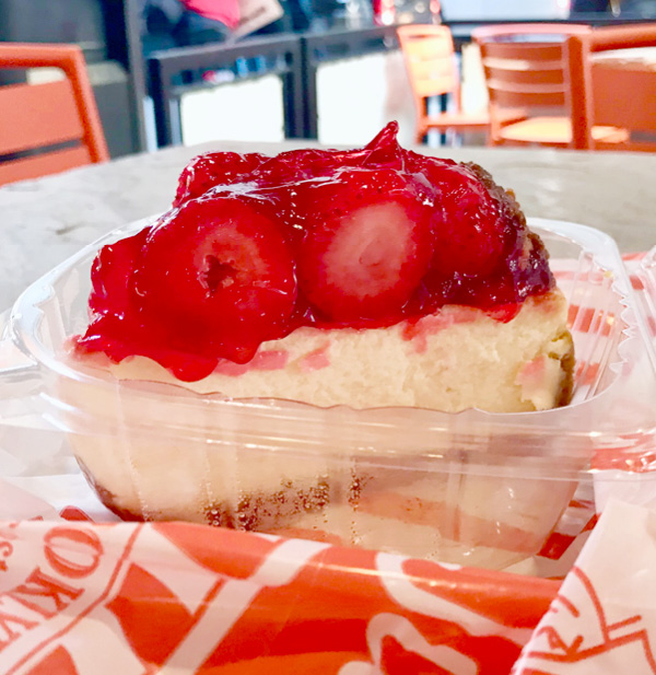 Strawberry Cheesecake from Junior's.