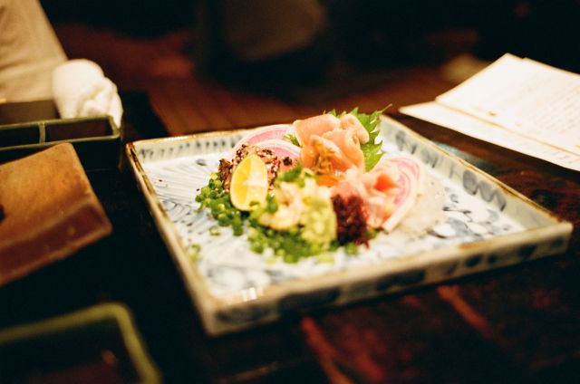 Chicken sashimi, Torisashi in Tokyo
