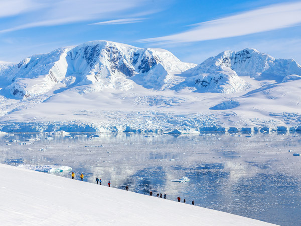 Hiking in Antarctica