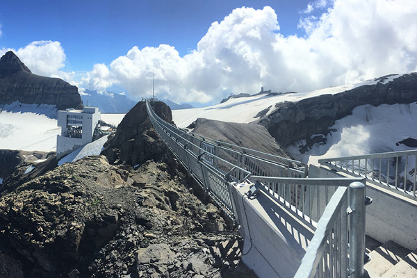 The Peak Walk at Glacier 3000