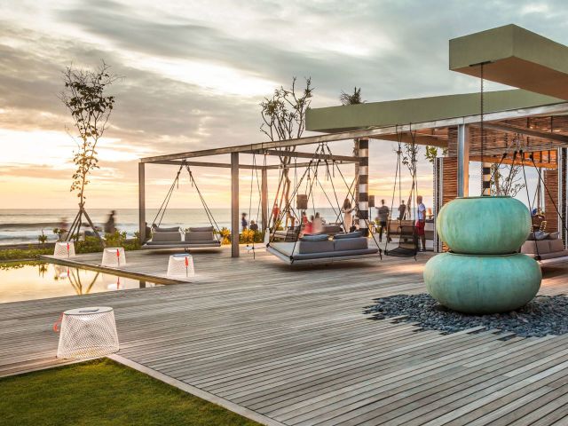 the COMO Beach Club in Canggu, Bali