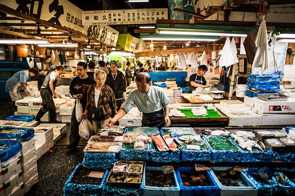 Tsukiji Fish market