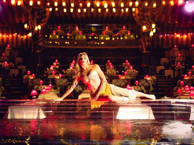 a dancer at Moulin Rouge