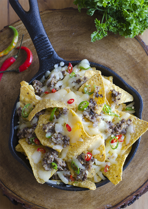 Haggis nachos