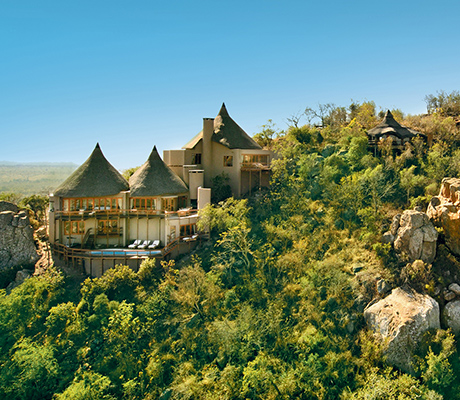 Ulusaba Rock Lodge aerial