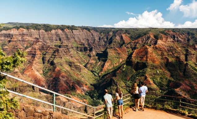 Waimea Canyon - aka the ‘Grand Canyon of the Pacific’. (Credit: Hawaii Tourism Authority (HTA) / Ben Ono)